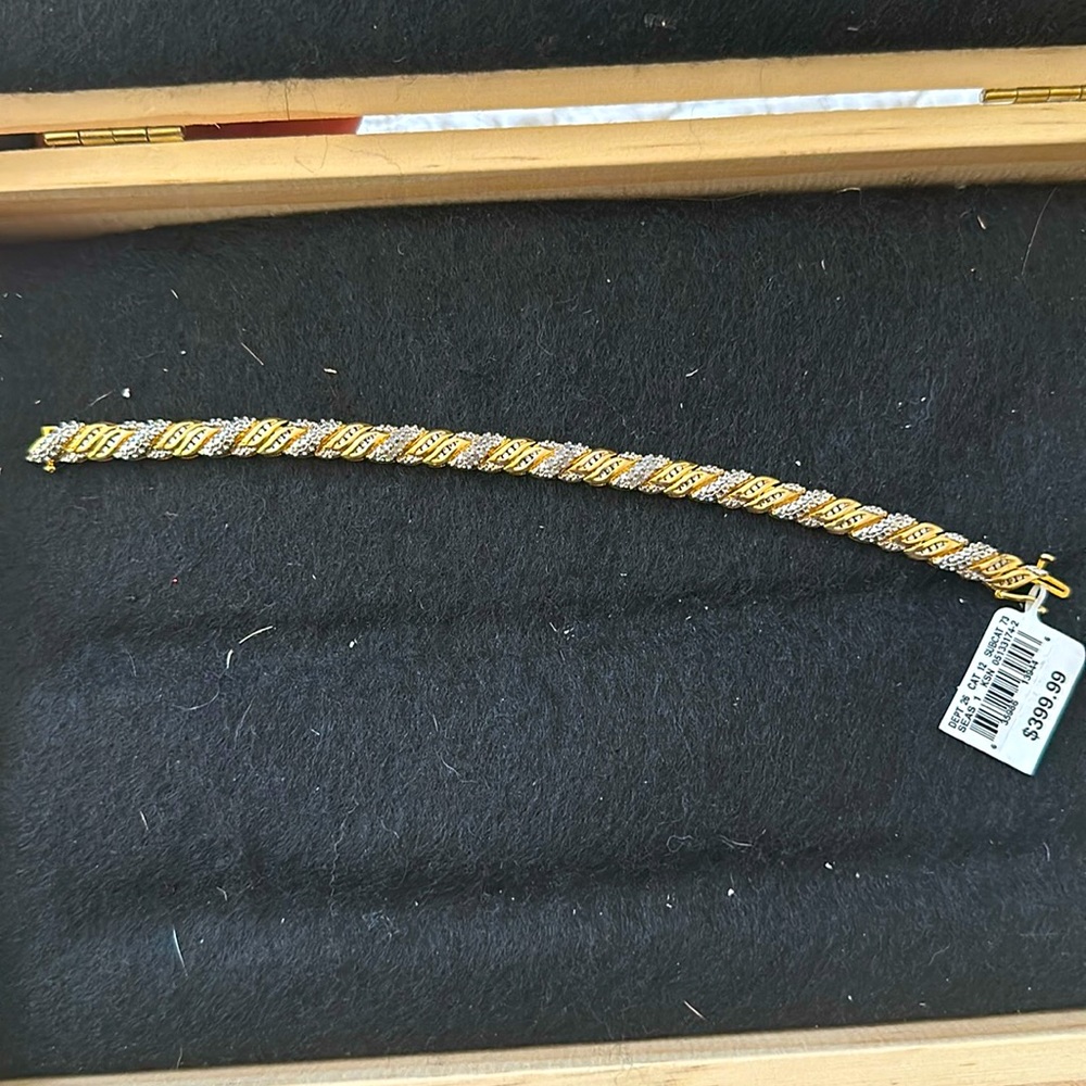 18 karat bronze bracelet